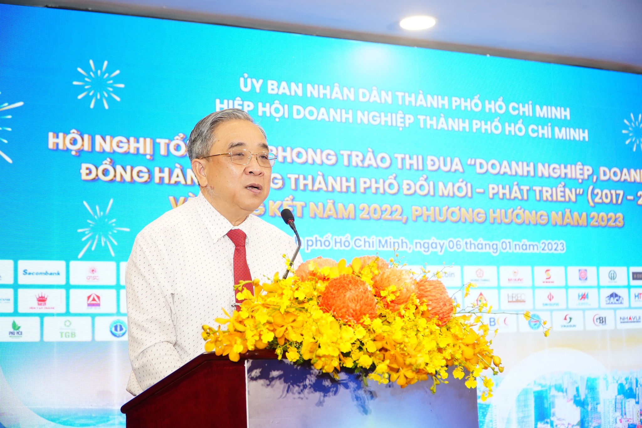 Ông Nguyễn Ngọc Hòa phát biểu tại Hội nghị
